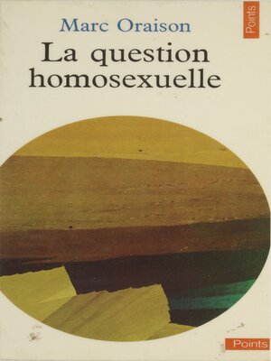 cover image of La Question homosexuelle